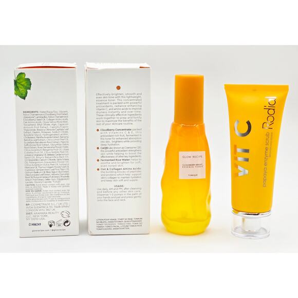 Glow Recipe Cloudberry Bright Toner 2.5oz + Rodial Vit C Papaya Enzyme Scrub - Picture 2 of 3